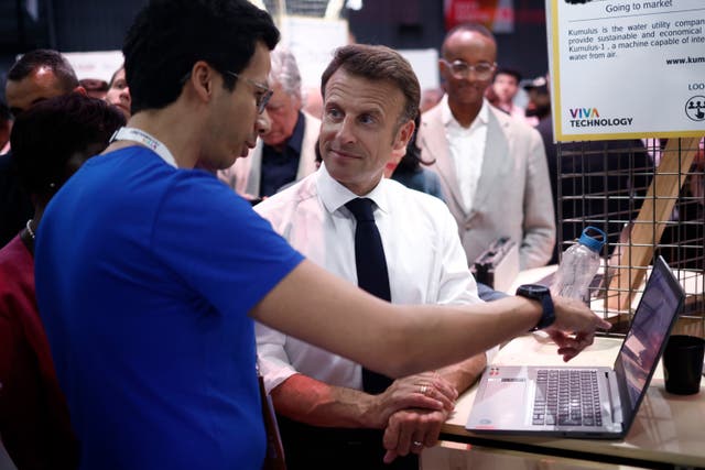 France Macron Vivatech