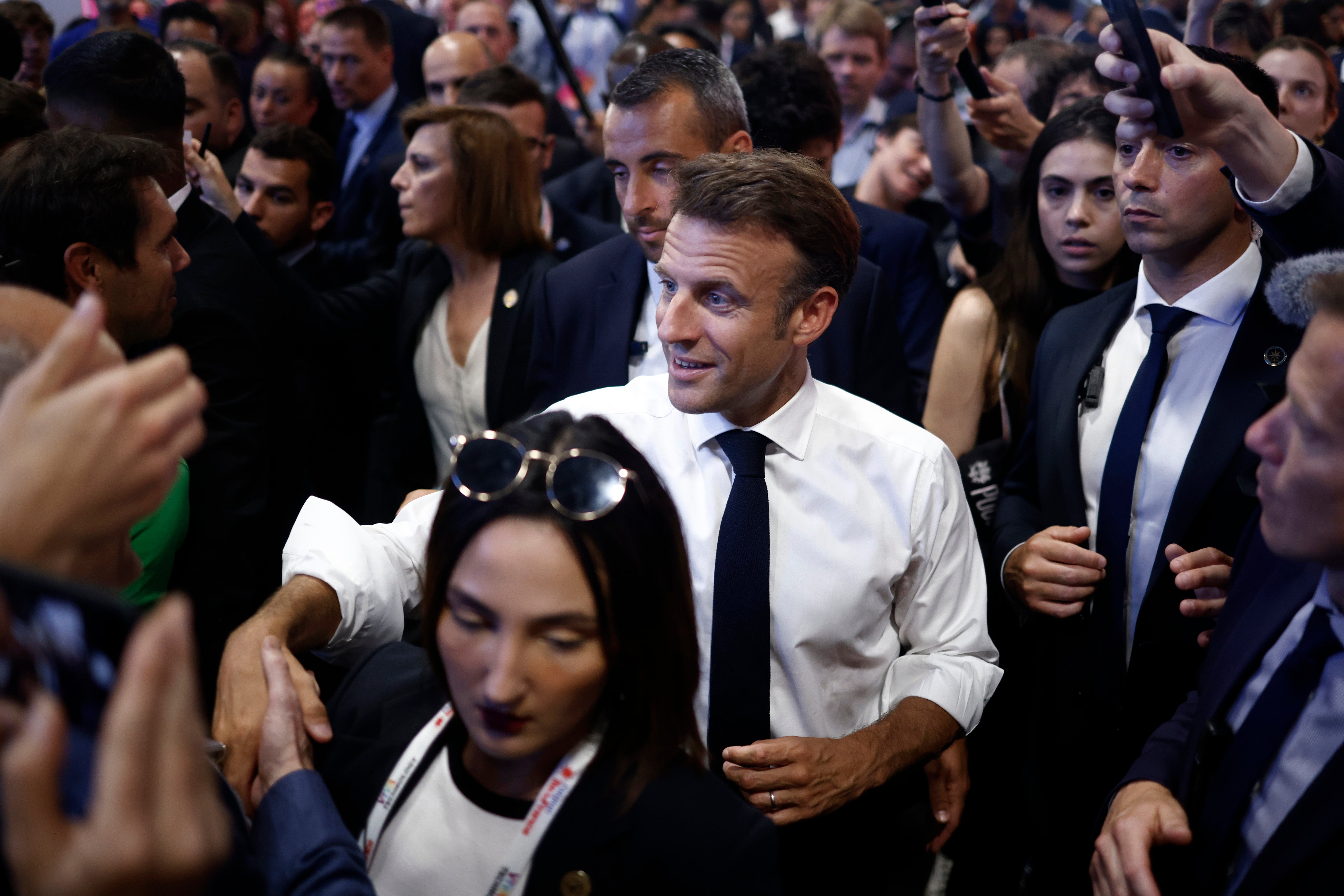 France Macron Vivatech
