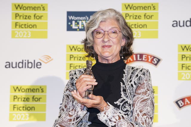Barbara Kingsolver is announced as the winner of the 2023 Women’s Prize For Fiction (Ian West/PA)