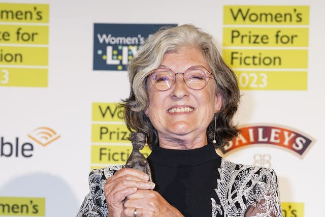 US author after second Women’s Prize for Fiction win: Lightning has struck twice (Ian West/PA)