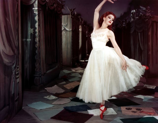 <p>Moira Shearer in ‘The Red Shoes’ (1948) – a film about a ballerina driven to suicide </p>