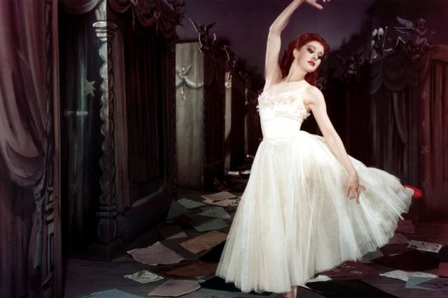 <p>Moira Shearer in ‘The Red Shoes’ (1948) – a film about a ballerina driven to suicide </p>