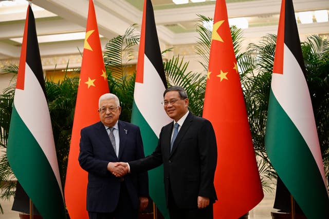 China Palestinian Abbas