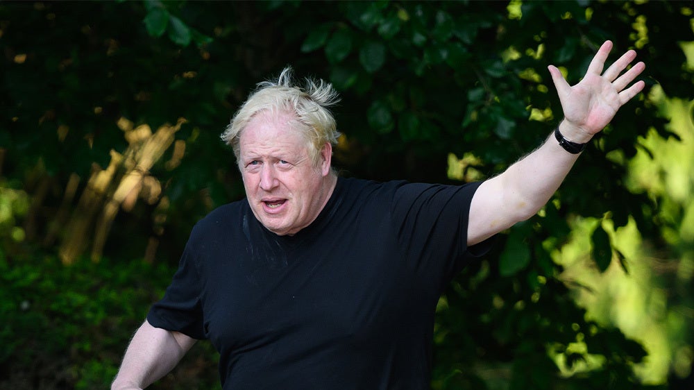 Boris Johnson ignores reporter’s questions ahead of Partygate report