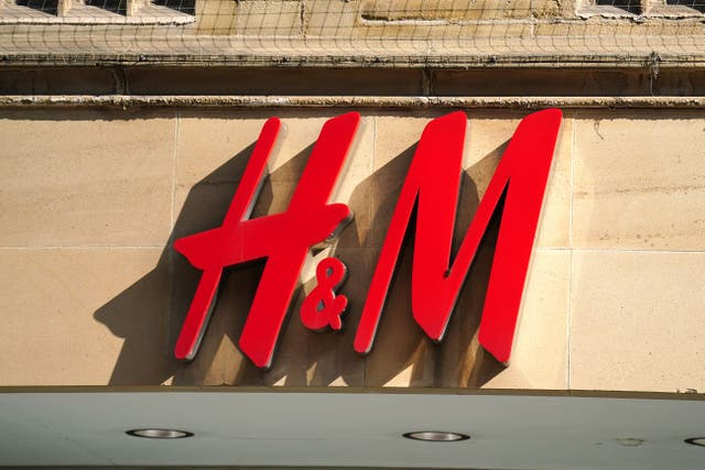 A general view of an H&M store on in Sheffield, UK (Mike Egerton/PA)