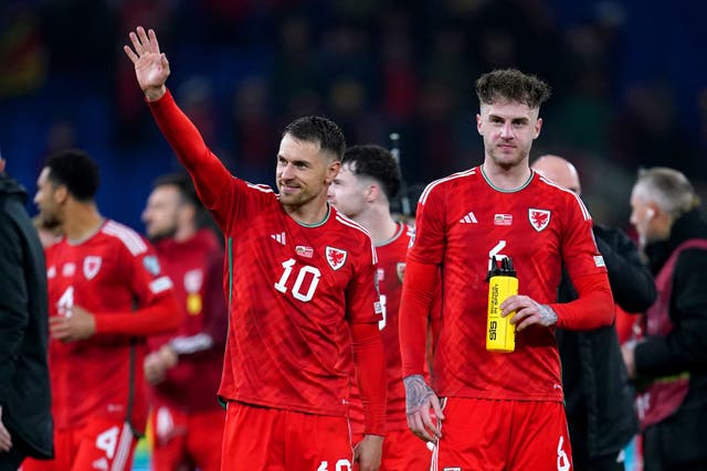 Skipper Aaron Ramsey is hoping Wales can take another step towards next summer’s Euro 2024 finals in Germany (Nick Potts/PA)