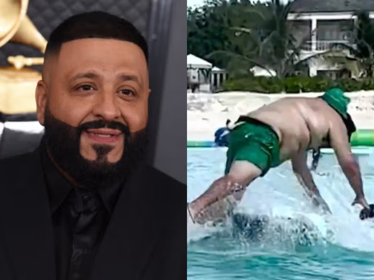 DJ Khaled shares video of foilboarding accident that left him &lsquo;in so much pain&rsquo; 