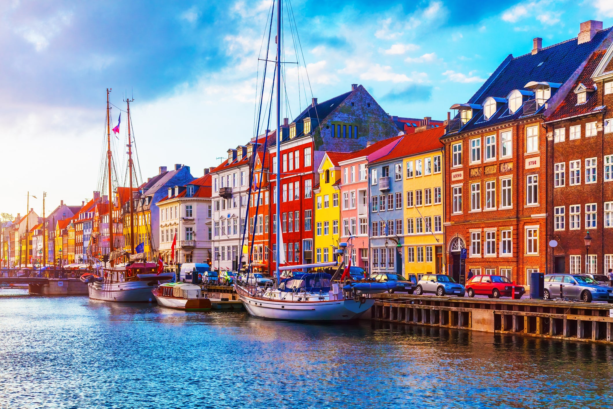 The pastels of Nyhavn are the perfect backdrop to a city break for two