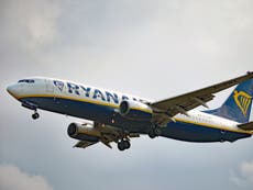 Passengers ‘disgusted and shocked’ after sleeping on airport floor when Ryanair flight is diverted