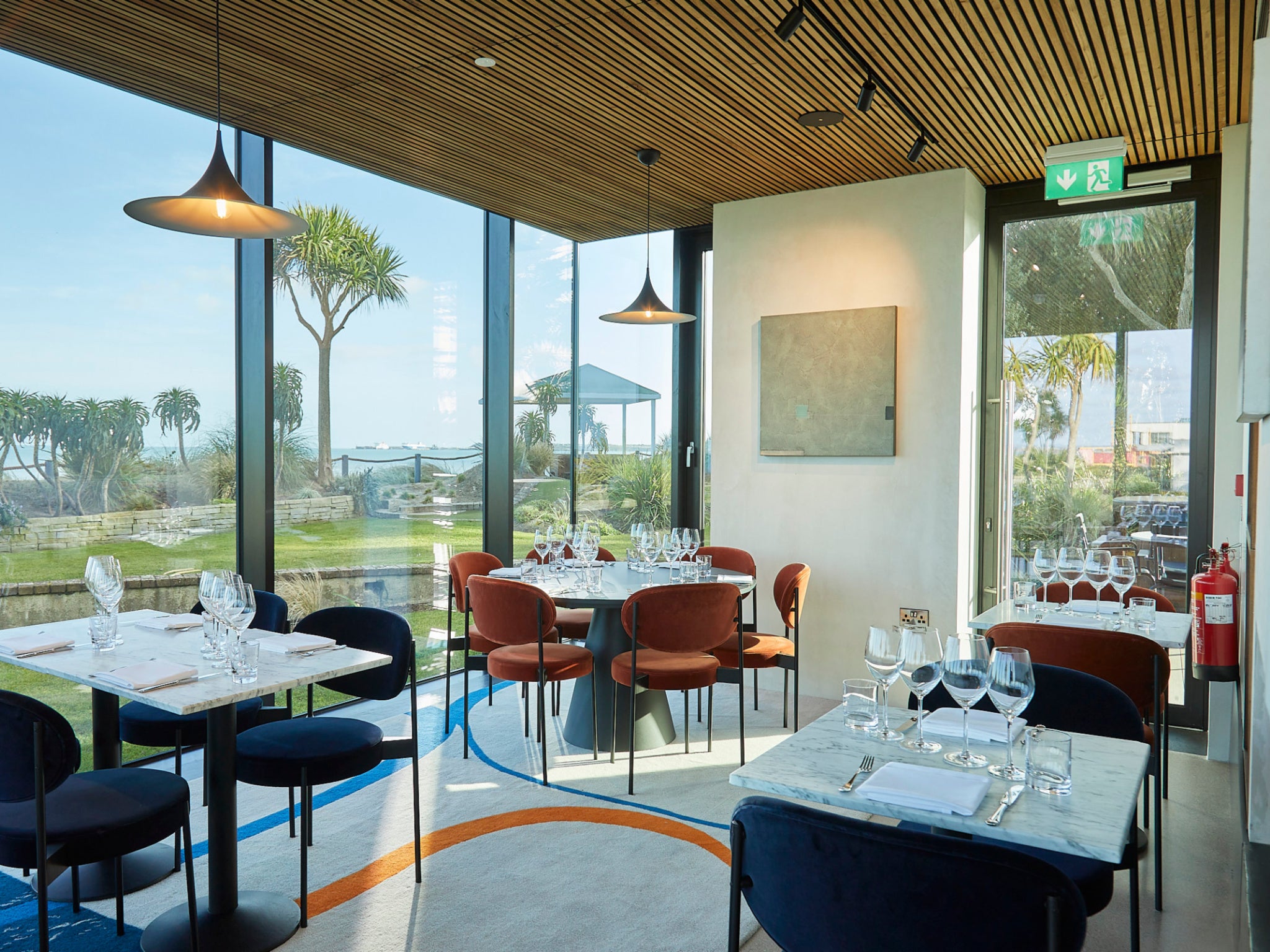 The hotel’s new restaurant adds another level of cool to proceedings