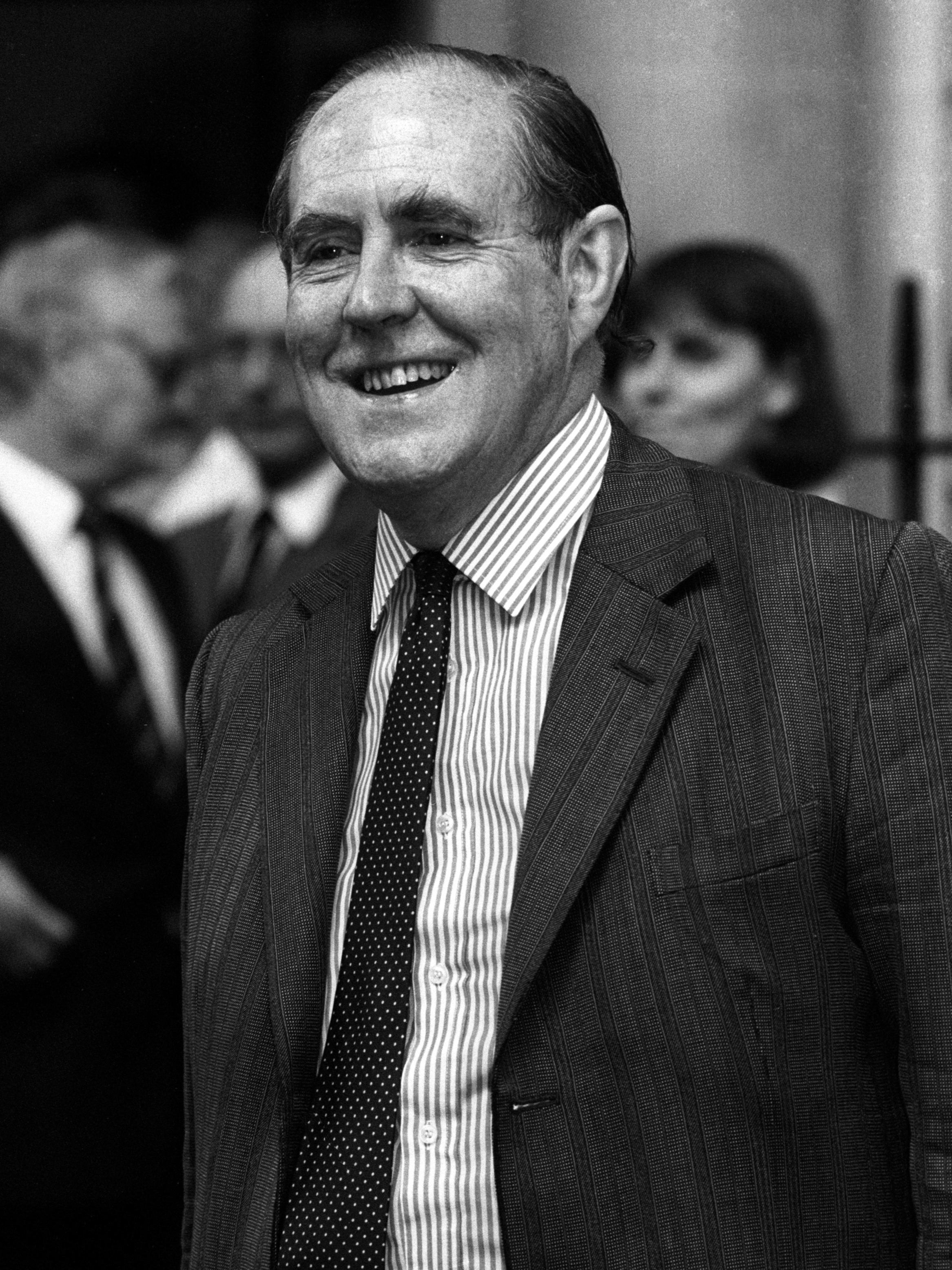 Brooke pictured in August 1989, shortly after being appointed Northern Ireland secretary