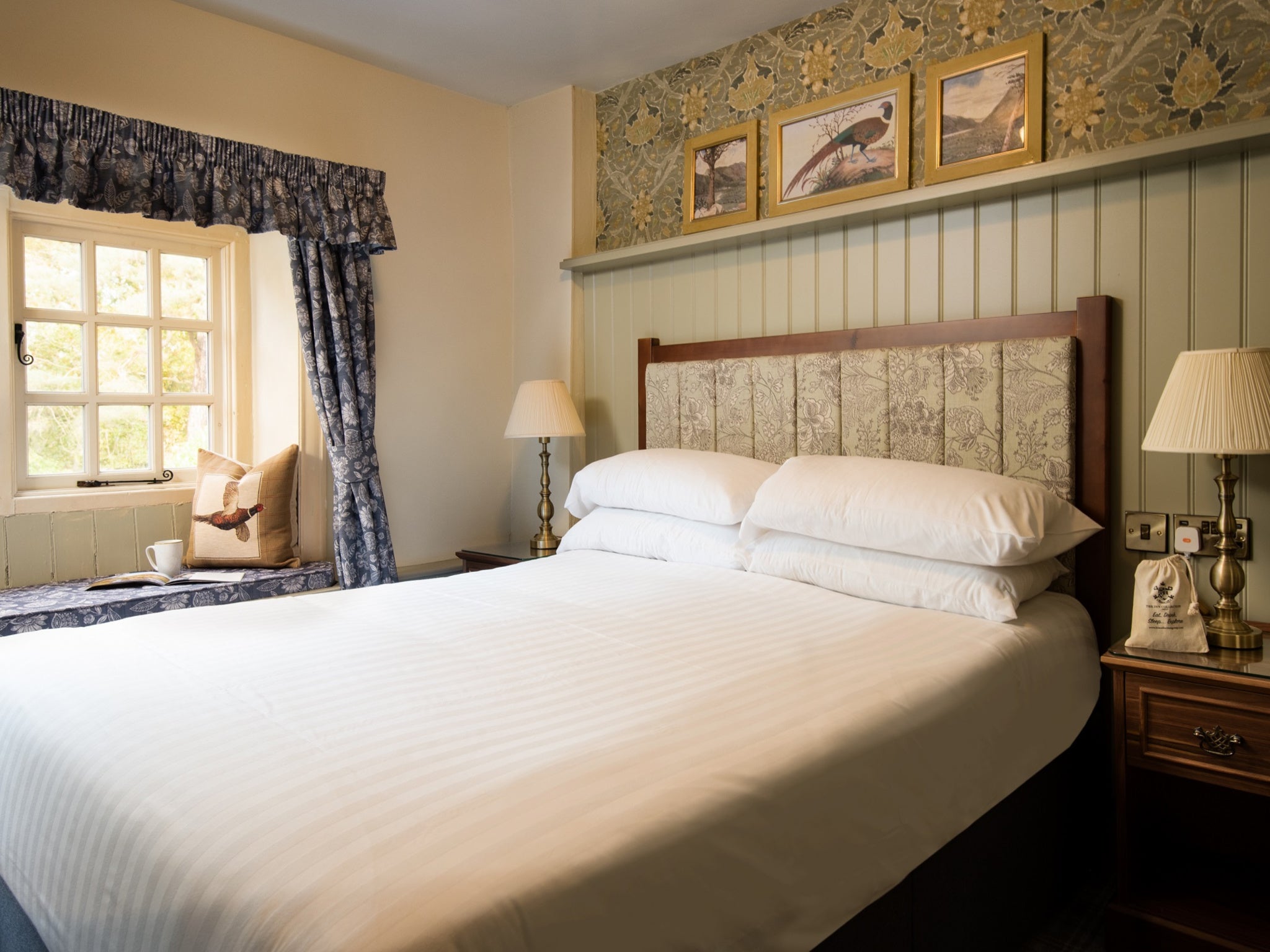 The Pheasant Inn offers 15 pretty rooms with country cottage vibes