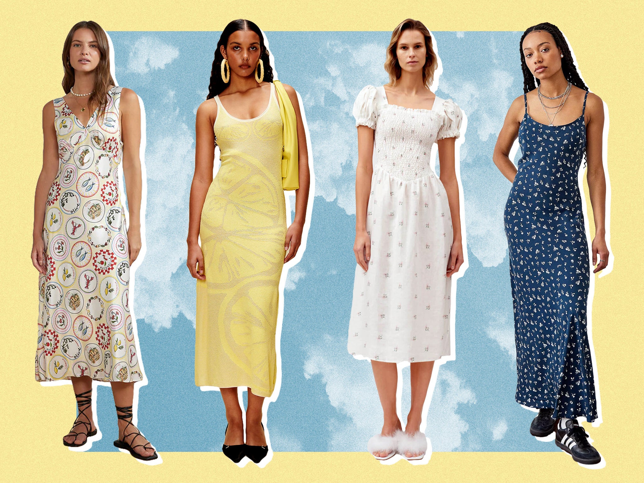 Choose from playful minis, sweeping maxis or everyday midis