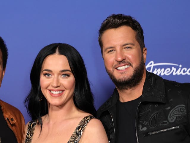 <p>Katy Perry and Luke Bryan</p>