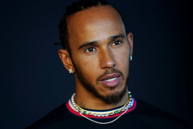 Lewis Hamilton’s contract expires in six months (David Davies/PA)