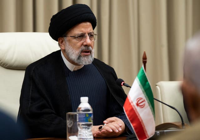 <p>Iran’s President Ebrahim Raisi </p>