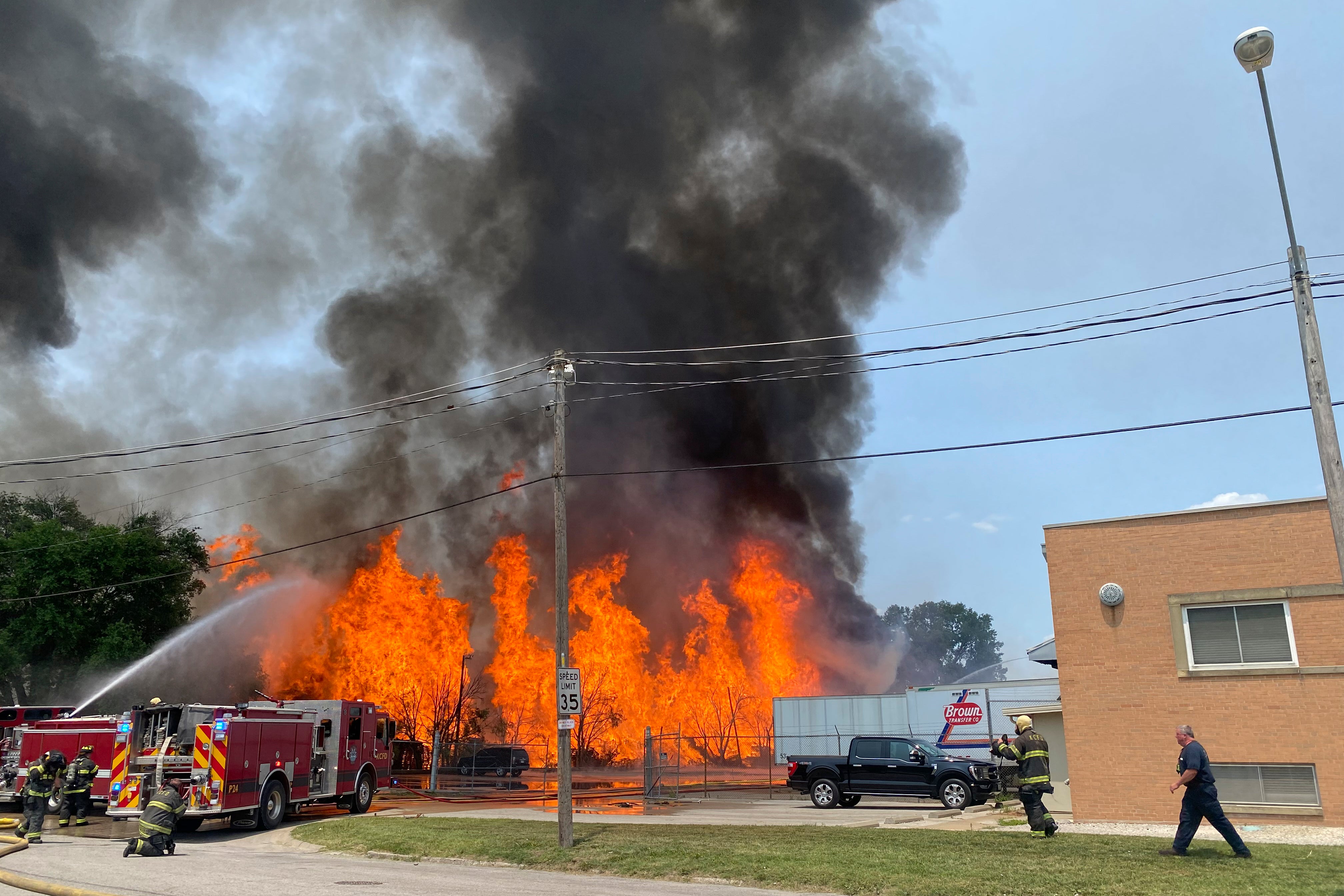 Warehouse Fire Kansas City