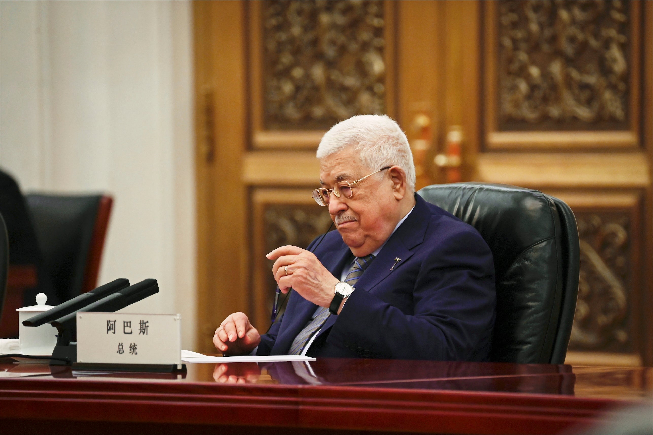 China Palestinian Abbas