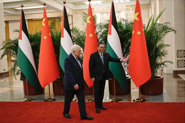 China Palestinian Abbas