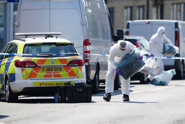<p>A marked police car had sight of a van for “less than a minute” before it hit pedestrians during the Nottingham attacks</p>