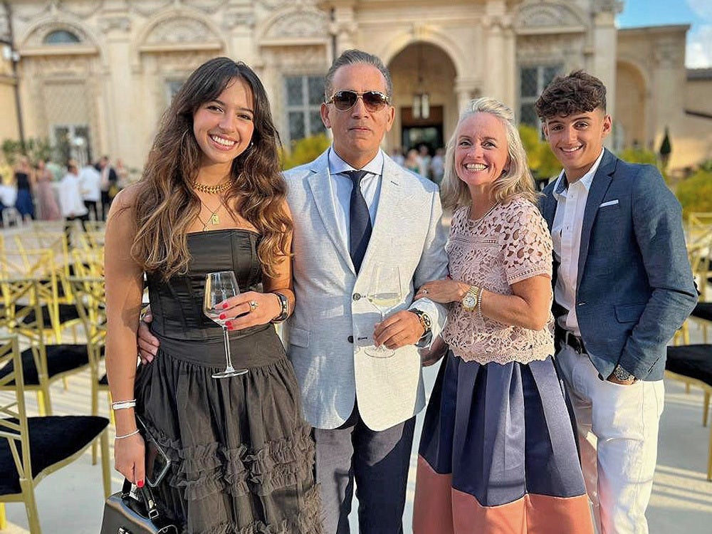 Victim Grace O’Malley-Kumar (L-R) with her father Dr Sanjoy Kumar, mother Sinead and brother James