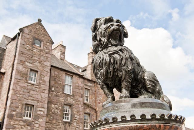 The Greyfriars Bobby’s statue (PA)