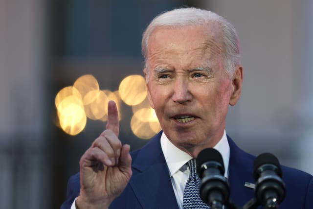 <p>President Joe Biden speaks from the South Lawn of the White House on June 15, 2023 in Washington, DC.. </p>