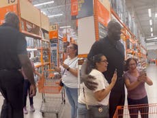 Shaquille O’Neal surprises family by paying for their washer and dryer at Home Depot