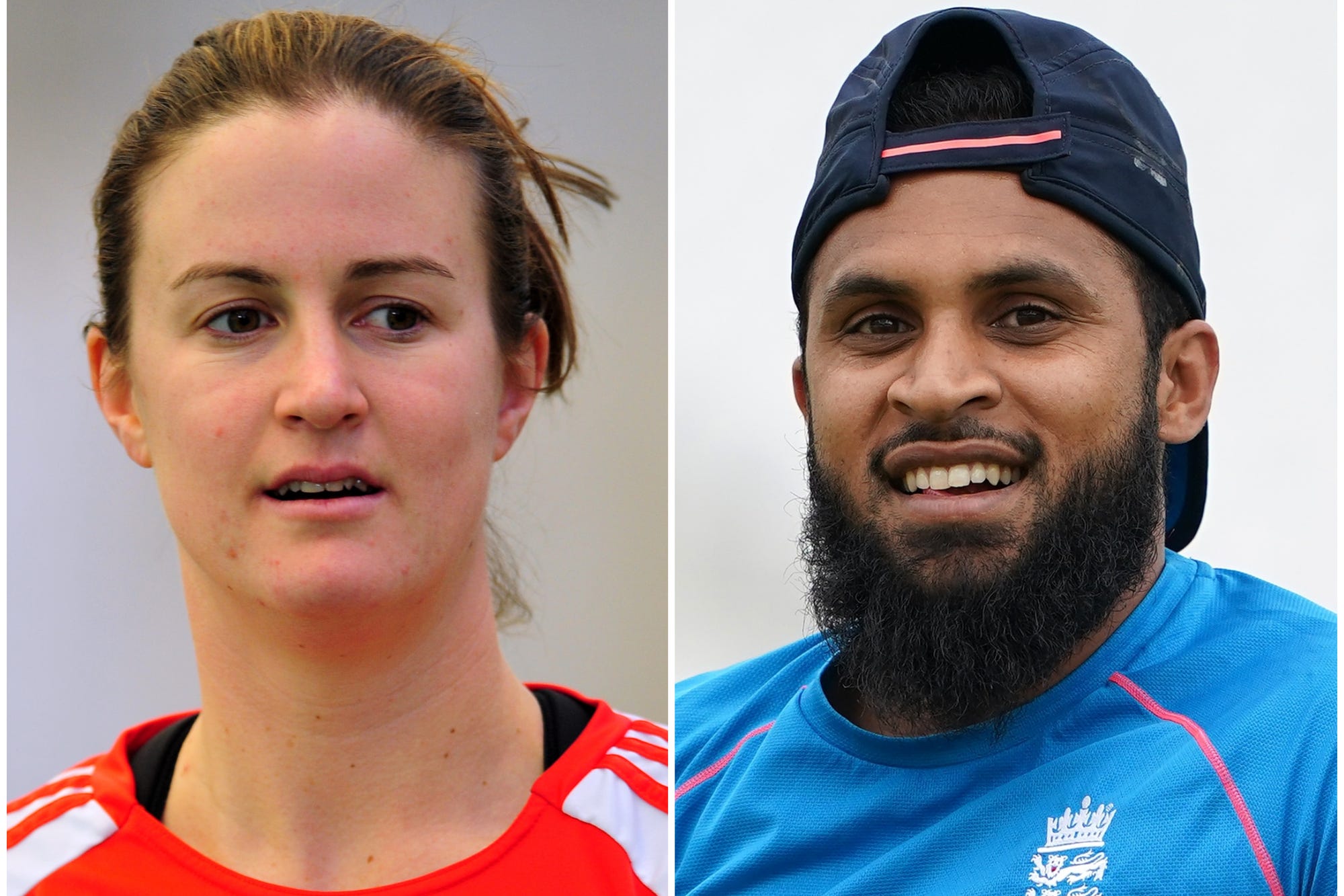 Lydia Greenway and Adil Rashid (PA)