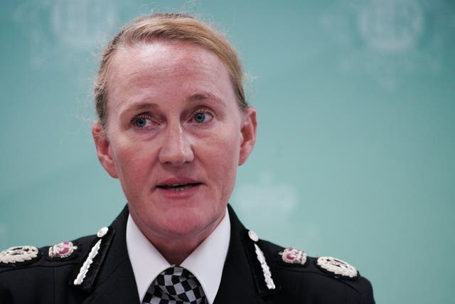 Chief Constable Serena Kennedy from Merseyside Police has been awarded the King’s Police Medal (Peter Byrne/PA)