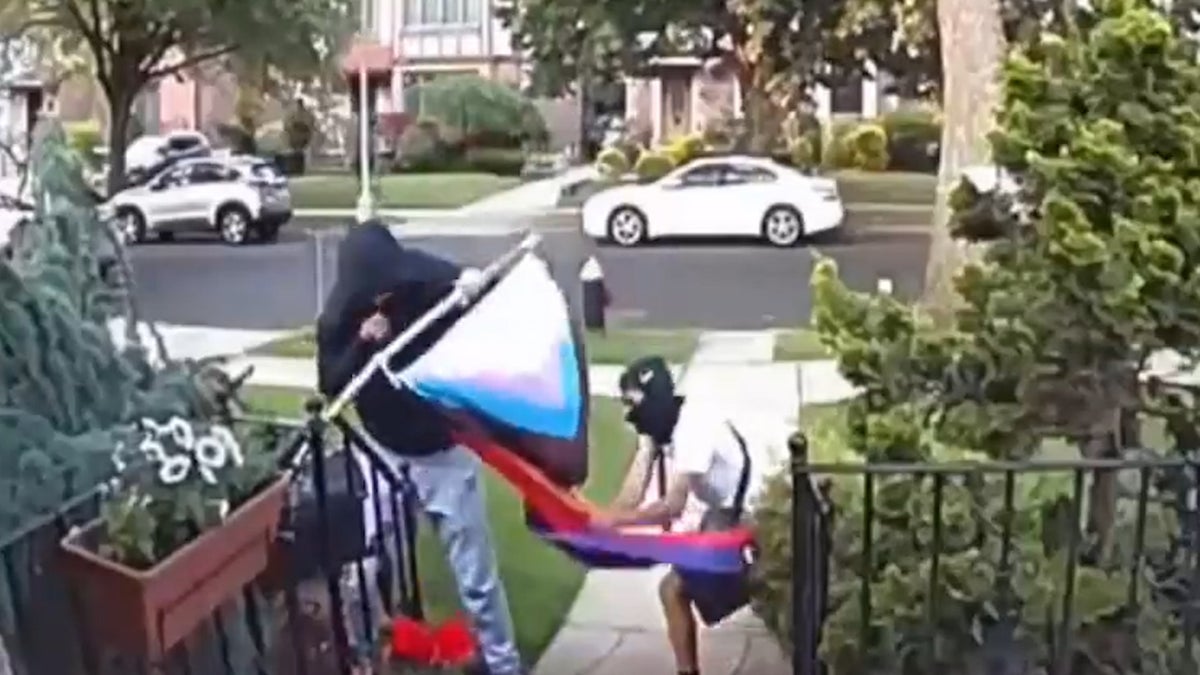Police hunt wanted teens for ripping LGBT+ flag from home during Pride month
