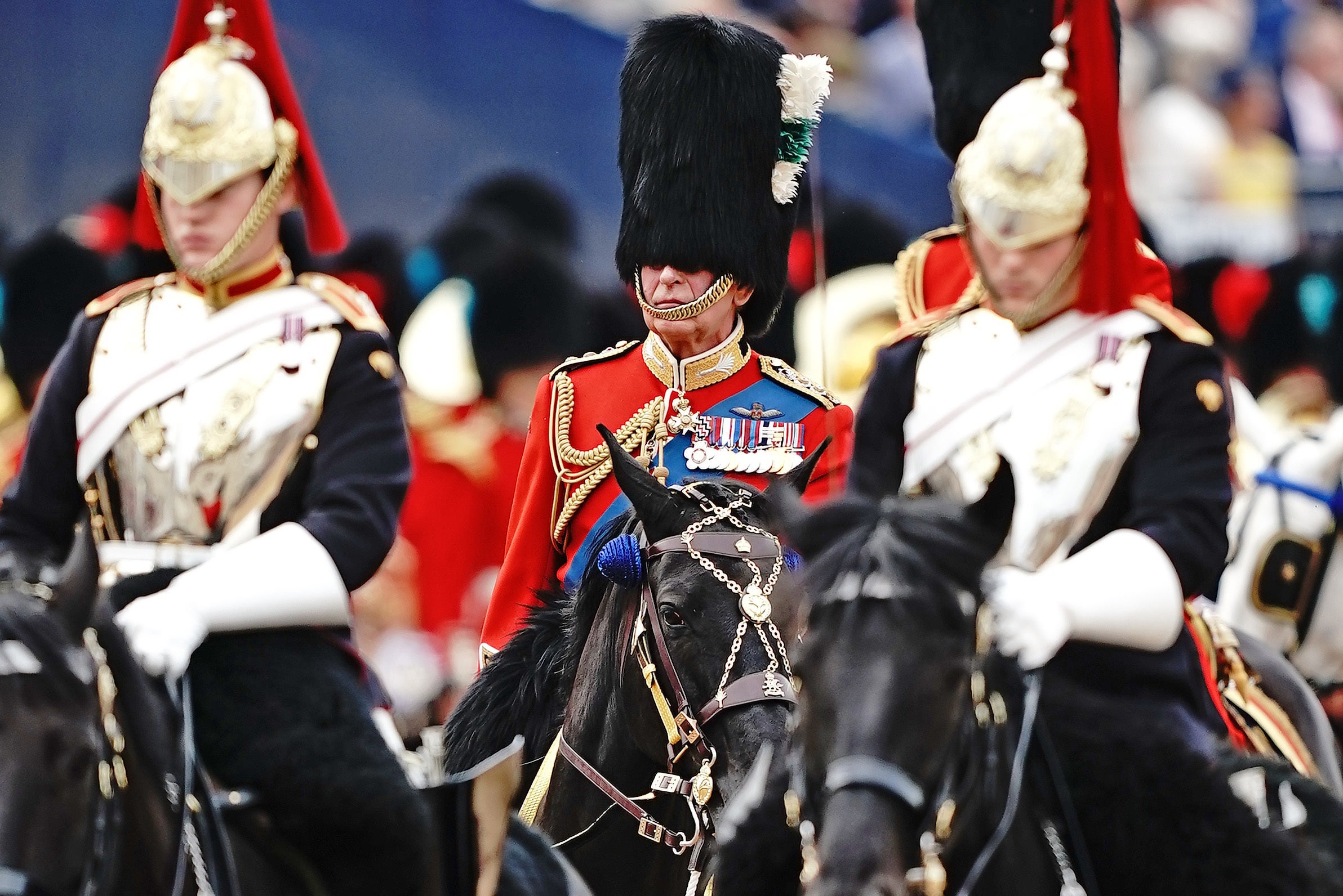 King Charles 2023 Riding the Trooping the Colour