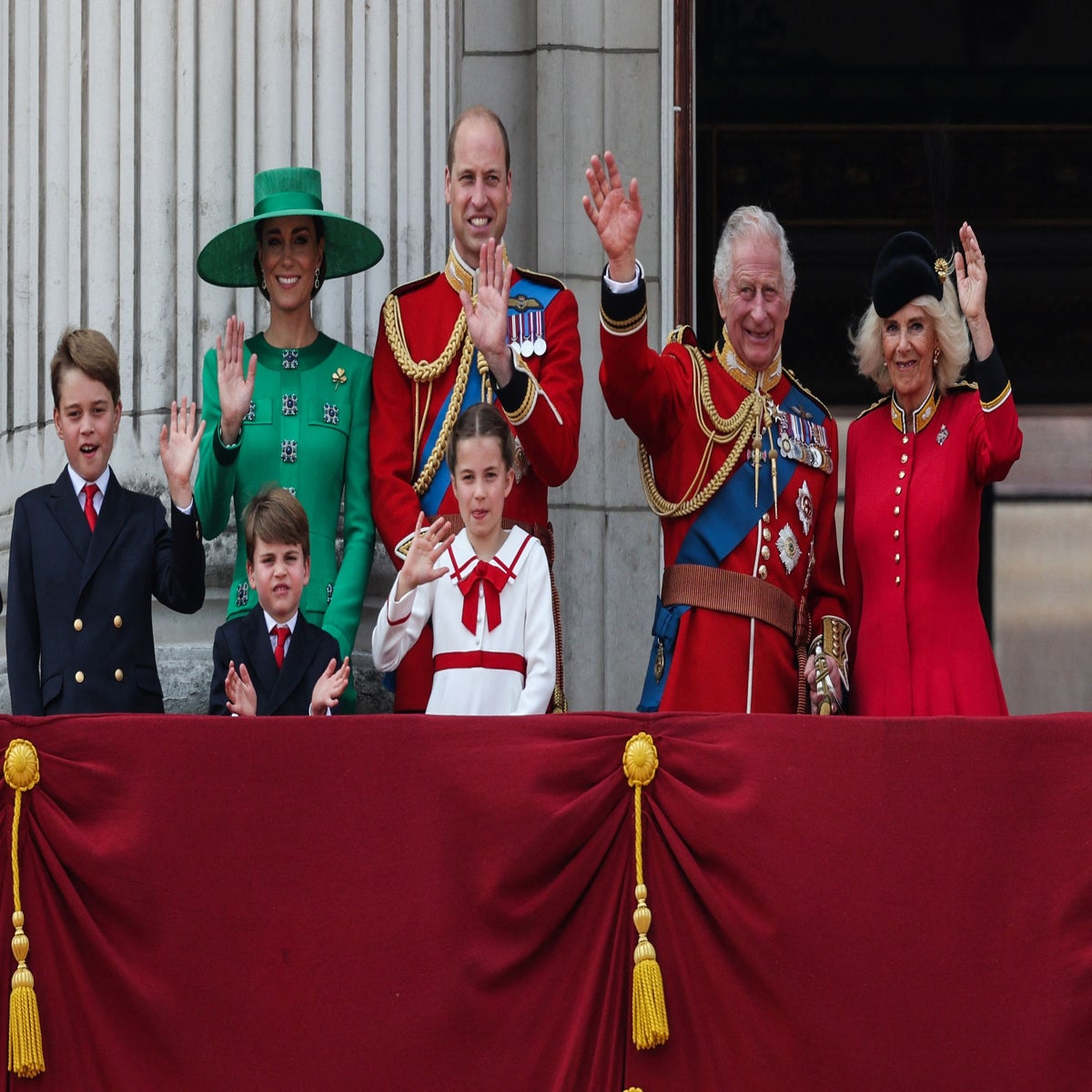 Trooping the Colour: Extended British Royal Family