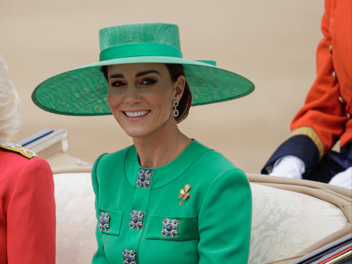 Trooping the Colour: How Princess of Wales Kate’s all-green outfit pays ...