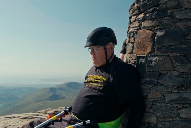 <p>Wheelchair user completes Mount Snowdon climb to raise awareness for condition</p>