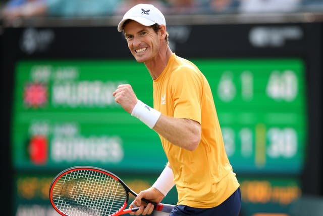 Andy Murray eased to victory over Nuno Borges (Nigel French/PA)