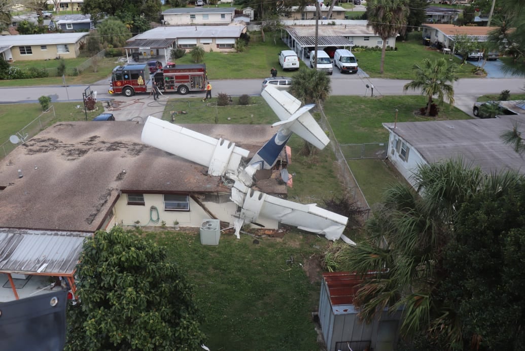 In February 2019, Tim Sheehy and a flight instructor were inside a plane that crashed into a home in Florida