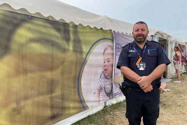 Isle of Wight Festival medical commander David Rock said there have been fewer heat- related incidents than expected (Sarah Ping/PA)