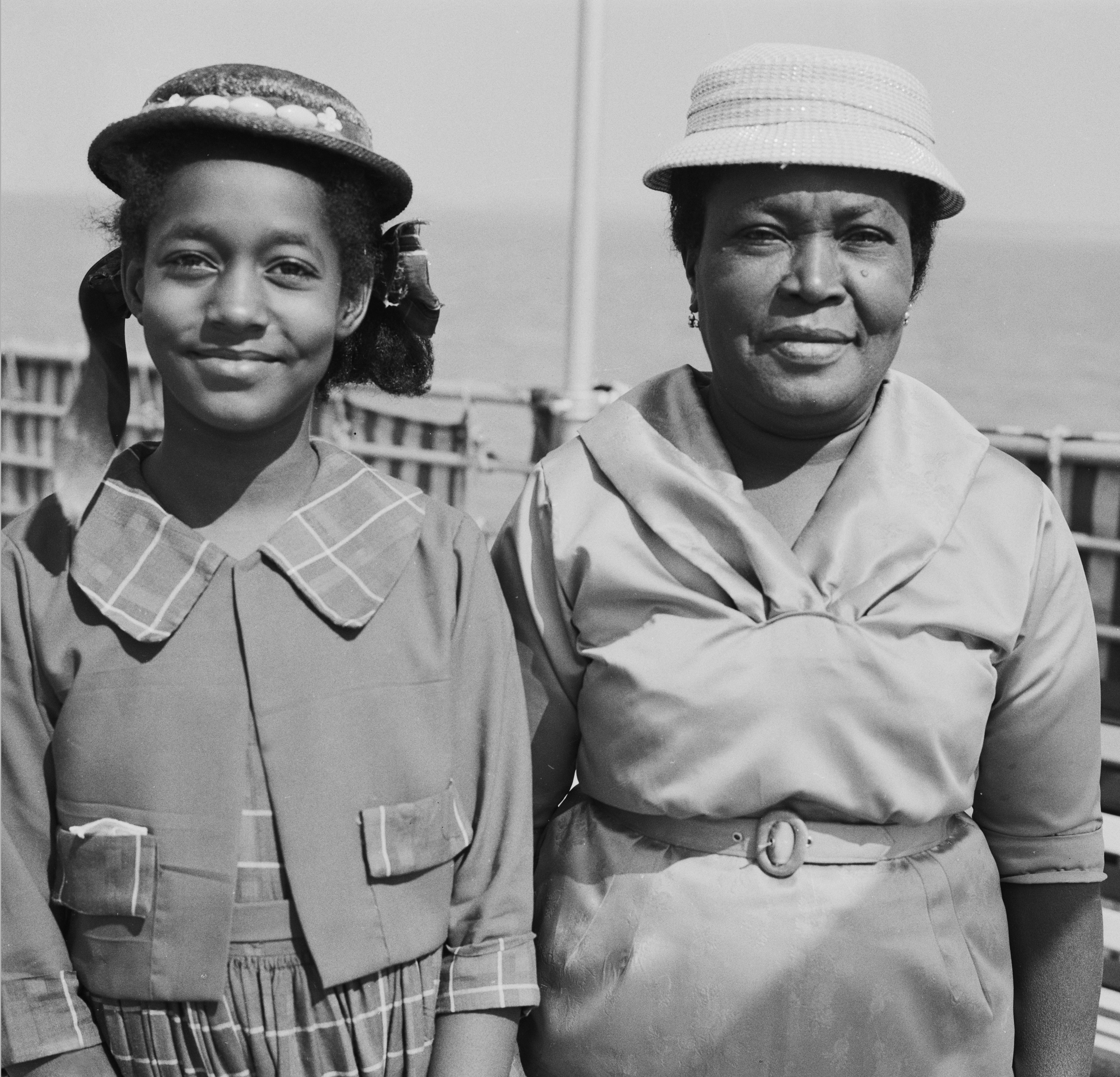 A West Indian girl and a woman seen together in Britain, 25th May 1961