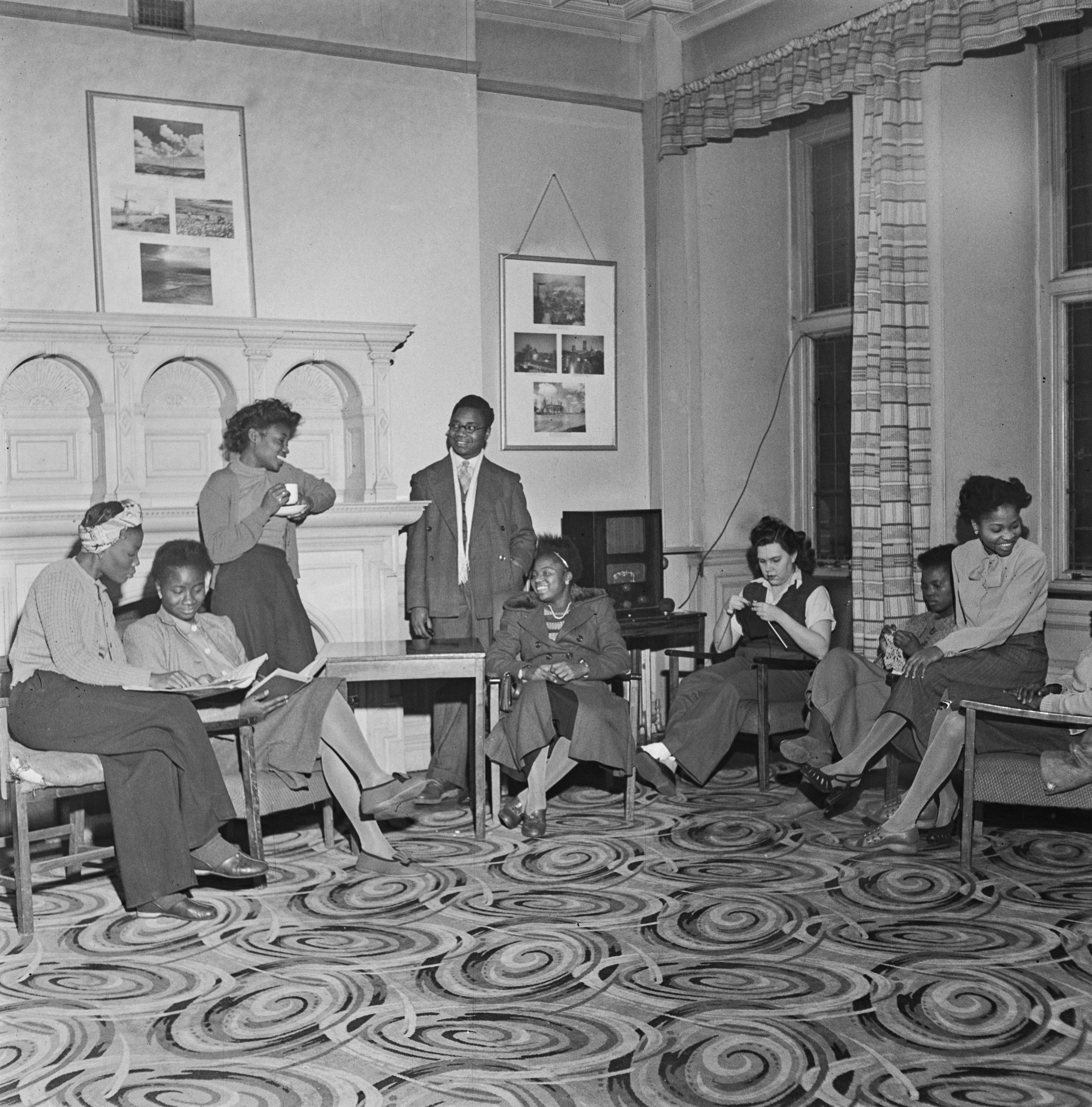 A group of young people enjoying activities at a recreation centre in London