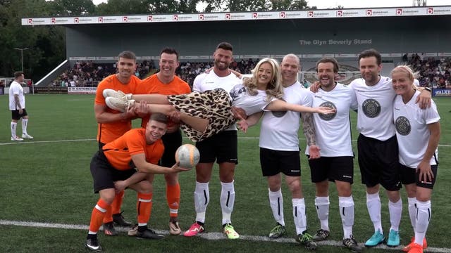 <p>Kelsey Parker celebrates late husband Tom with Father's Day charity football match</p>
