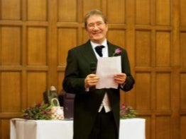 Mr Carney at his daughter’s wedding