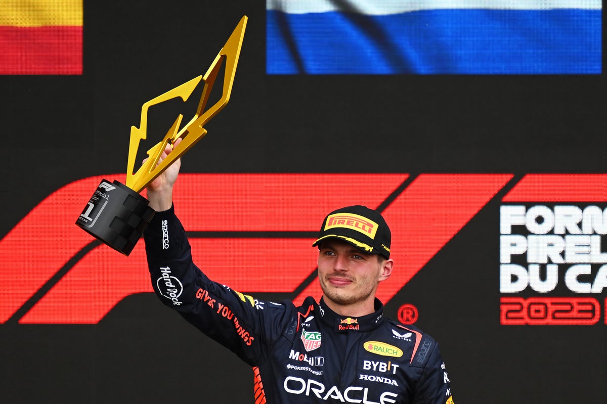 Max Verstappen wins Canadian Grand Prix to match F1 legend in race wins