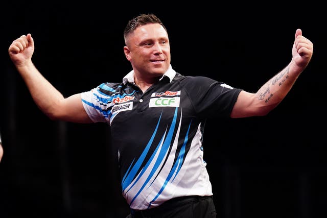 Gerwyn Price, pictured, and Jonny Clayton won a second World Cup of Darts for Wales with victory over Scotland (Zac Goodwin/PA)