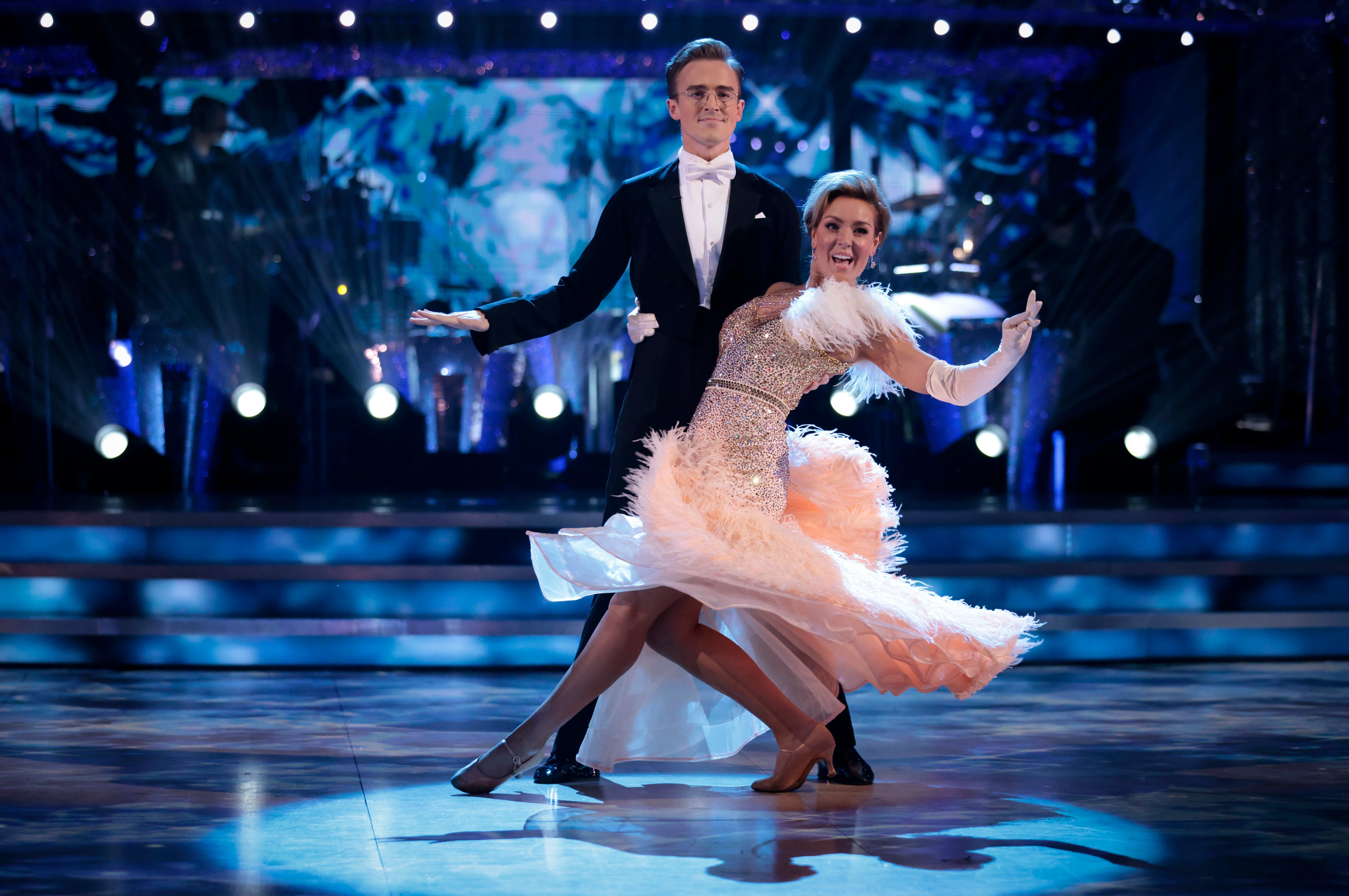 Dowden on ‘Strictly Come Dancing’ in 2021 with McFly’s Tom Fletcher