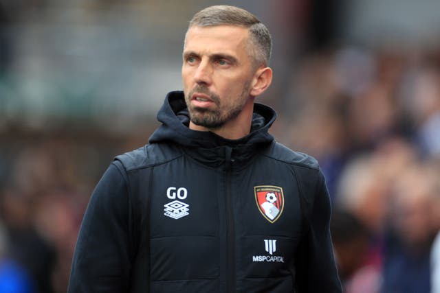 Gary O’Neil has been sacked by Bournemouth (Bradley Collyer/PA)