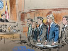 Sketch artist defends controversial take on Trump arraignment