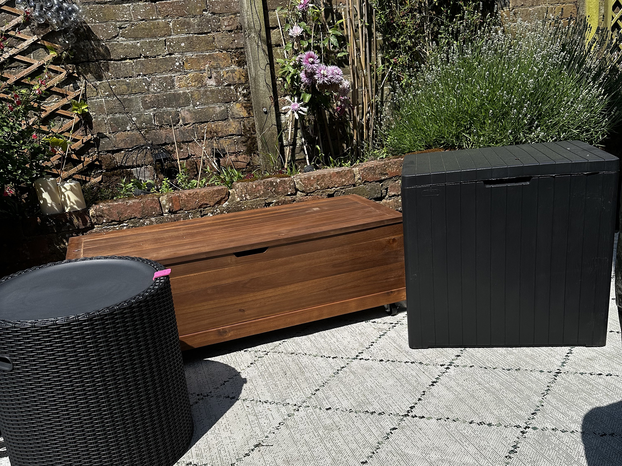 A selection of the outdoor storage boxes that secured a spot in our review