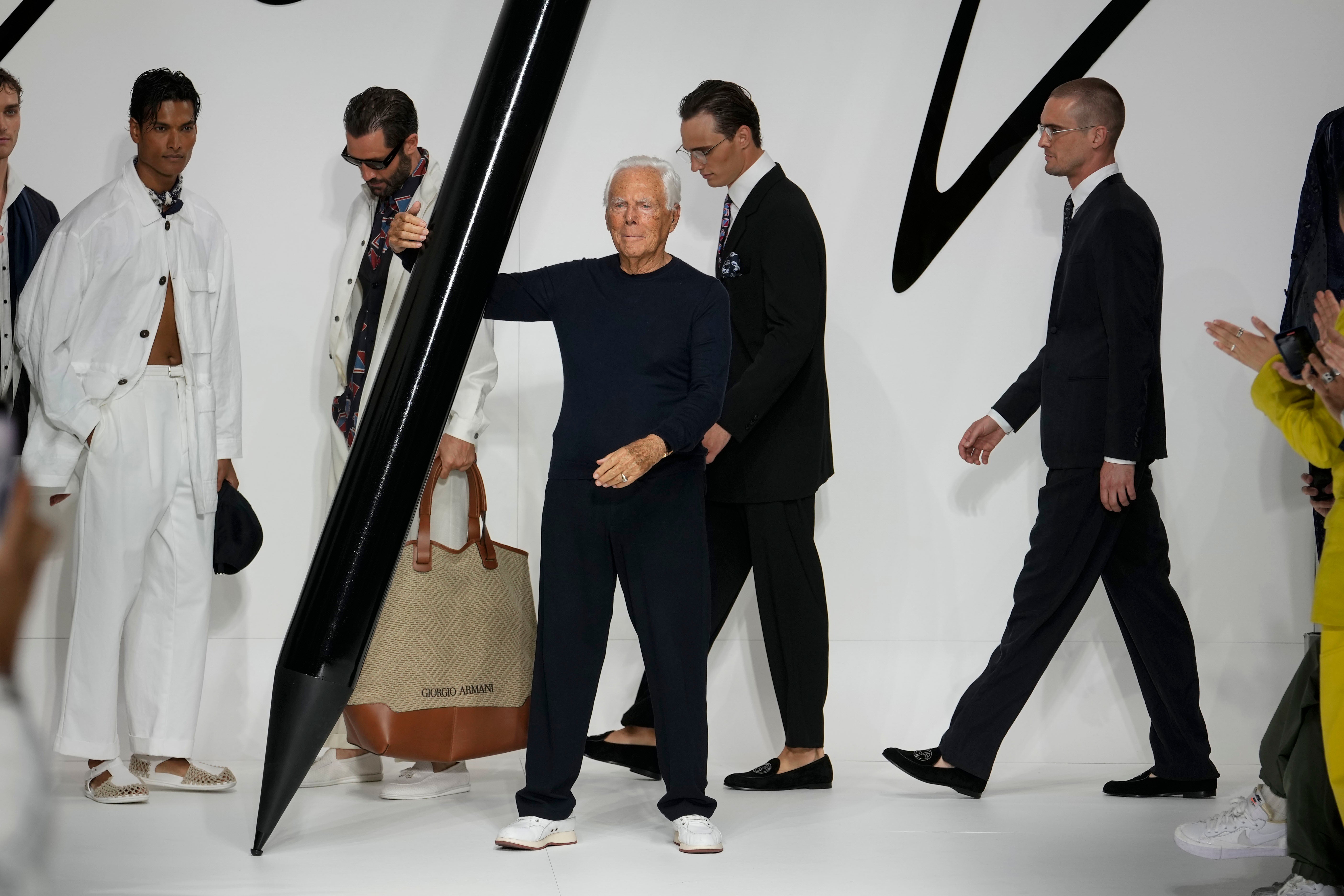 Giorgio Armani Zegna present fluid elegance for the next hot season as Milan Fashion Week wraps up The Independent