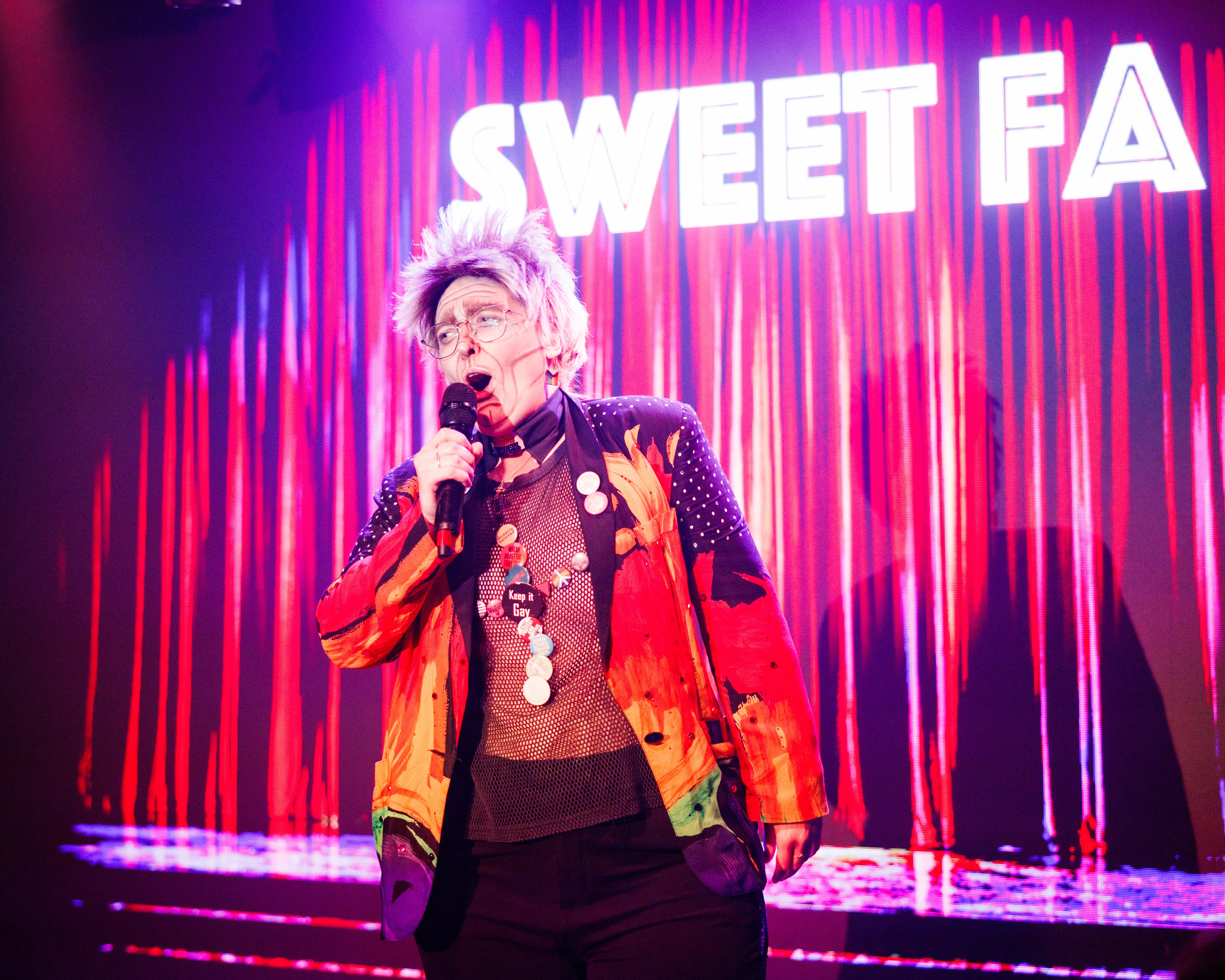 Drag king Sweet FA is one of this year’s cabaret finalists